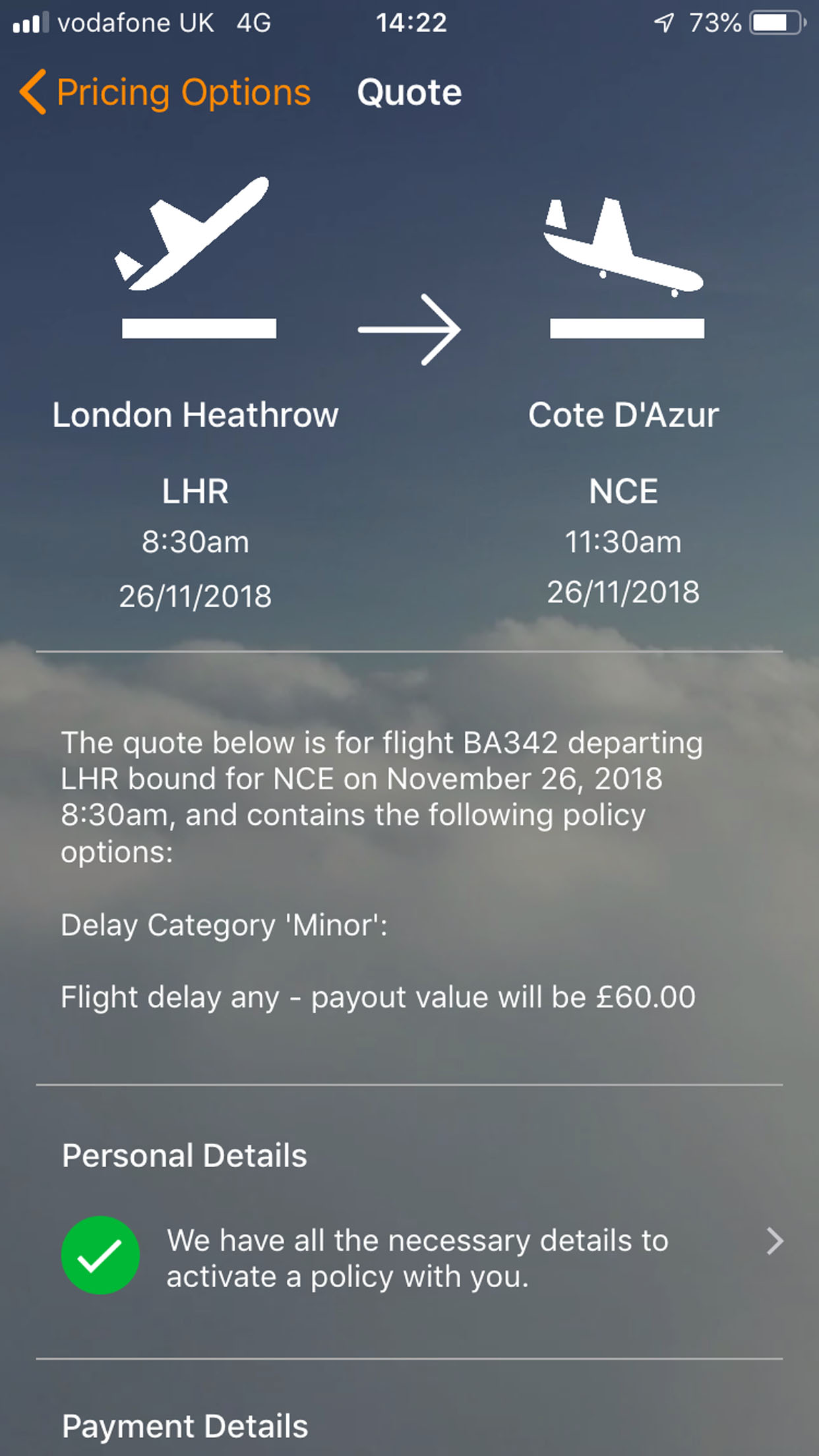 Grounded Quote Screen